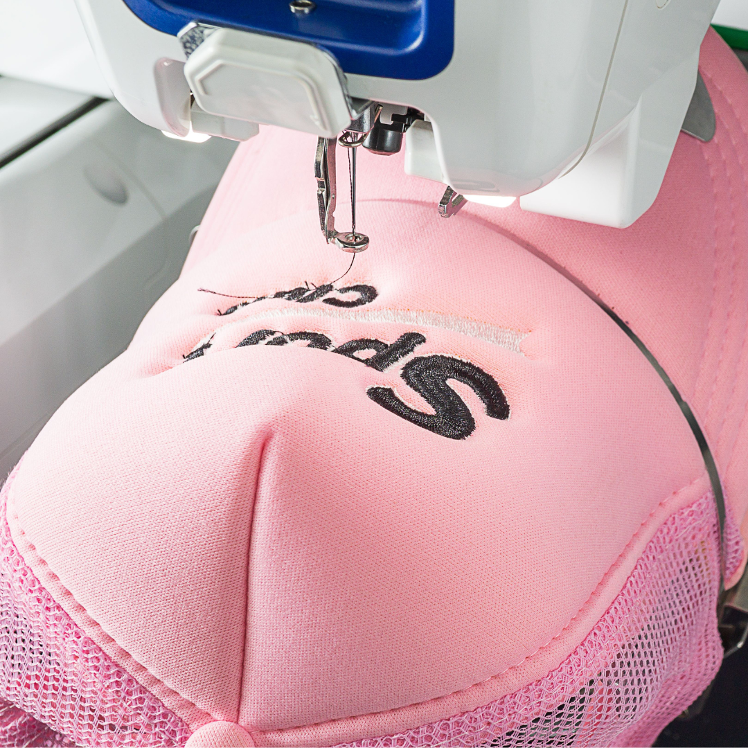 linda-land-embroidery-corporate-hat custom caps
