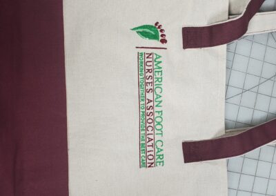 embroidered totes