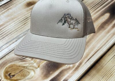 wildlife hat embroidery